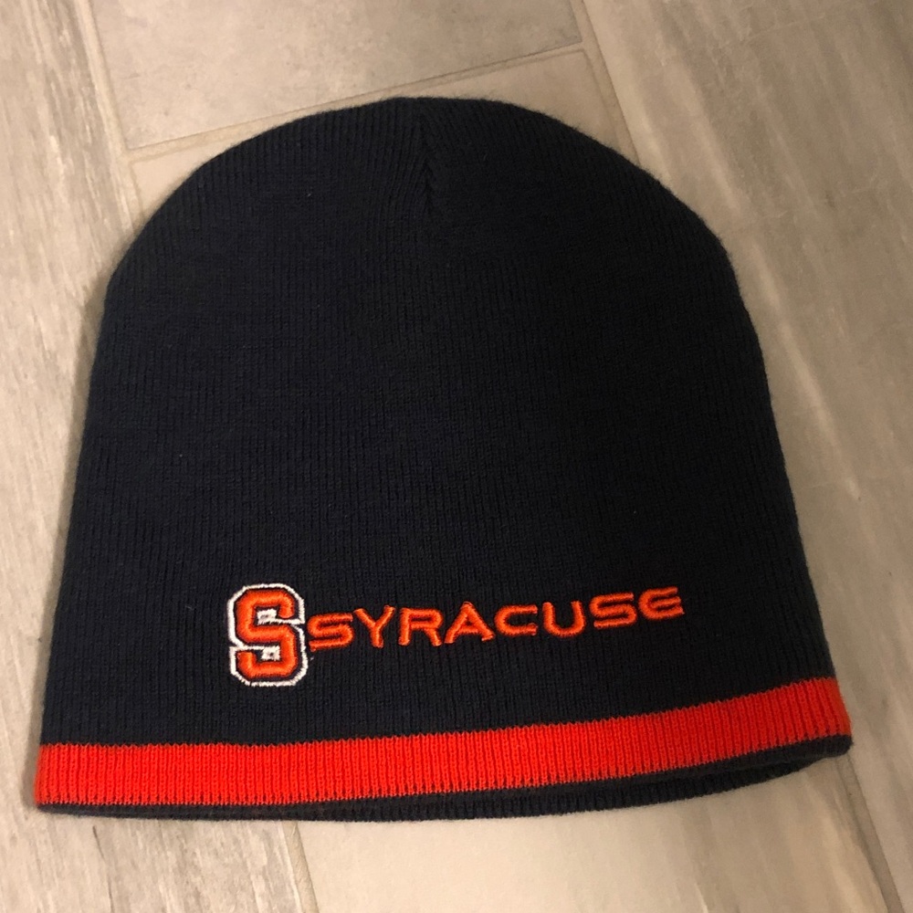 Syracuse Navy and Orange Beanie